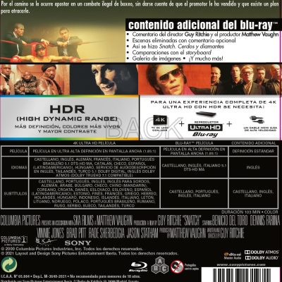 Snatch: cerdos y diamantes (4K UHD + Blu-ray)