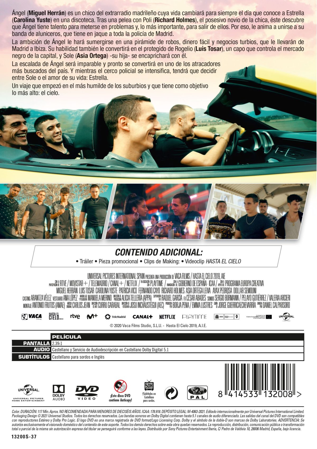 Hasta el cielo (DVD)
