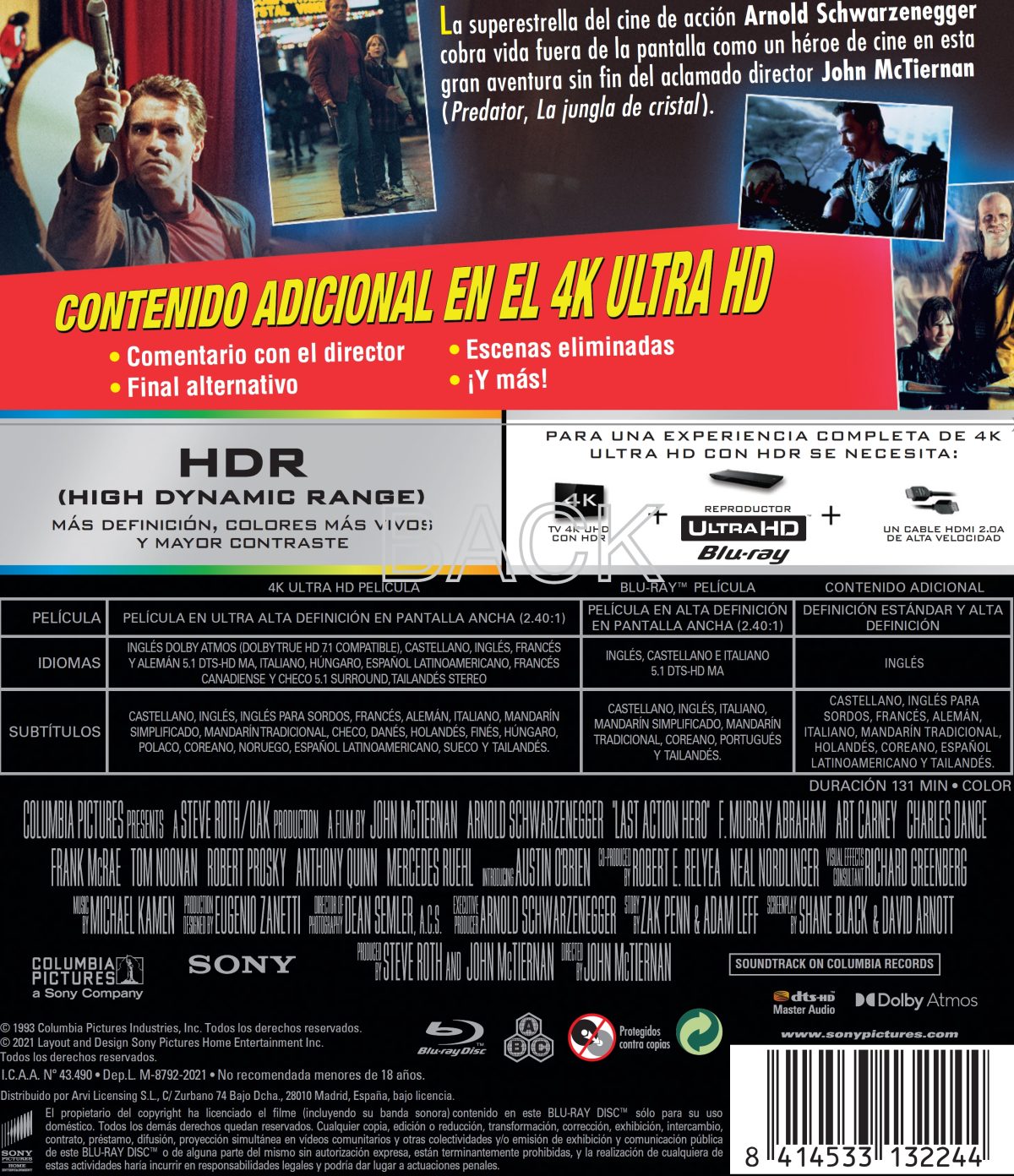 El último gran héroe (4K UHD + Blu-ray)