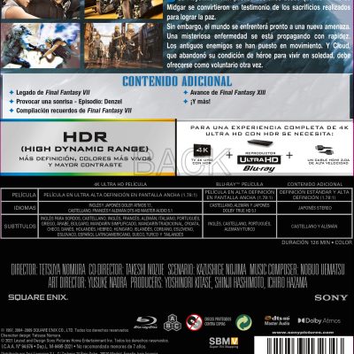 Final Fantasy VII: Advent Children (4K UHD + Blu-ray)