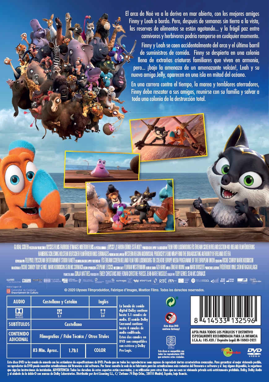 ¡Upsss! 2 ¿Y ahora dónde está Noé? (DVD)