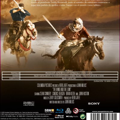 El viento y el león (Blu-ray)