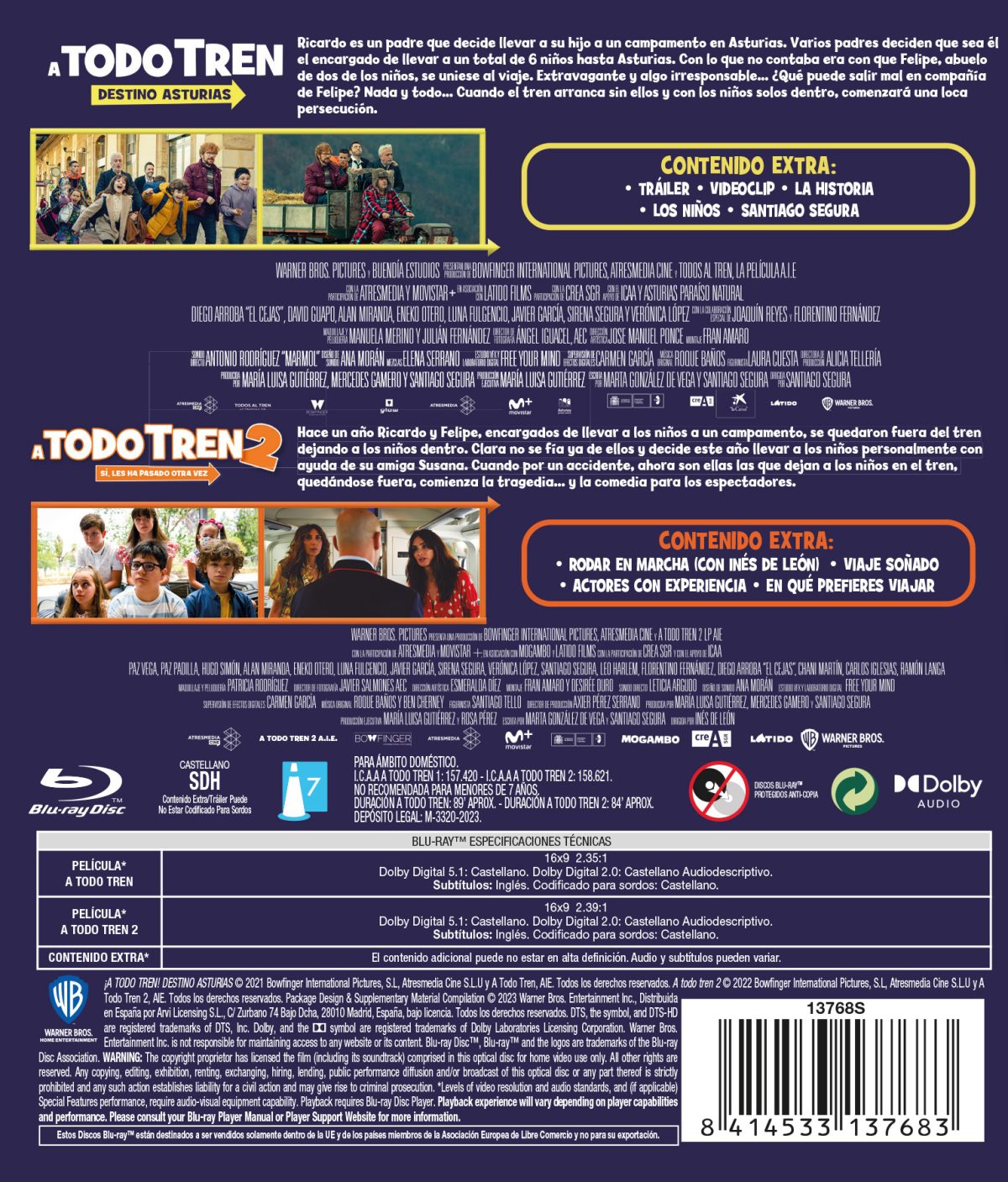 A todo tren: Pack 1-2 (Blu-ray)