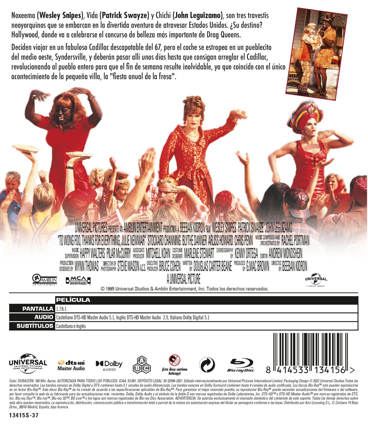 A Wong Foo, ¡gracias por todo! Julie Newmar (Blu-ray)