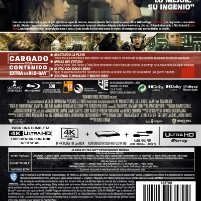 Al filo del mañana (4K UHD + Blu-ray)