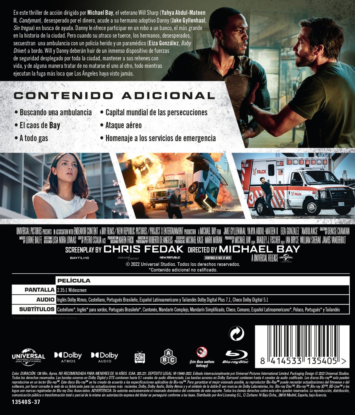 Ambulance: plan de huida (Blu-ray)