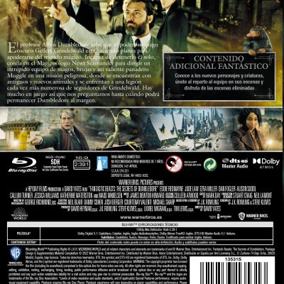 Animales fantásticos 3: Los secretos de Dumbledore (Blu-ray)
