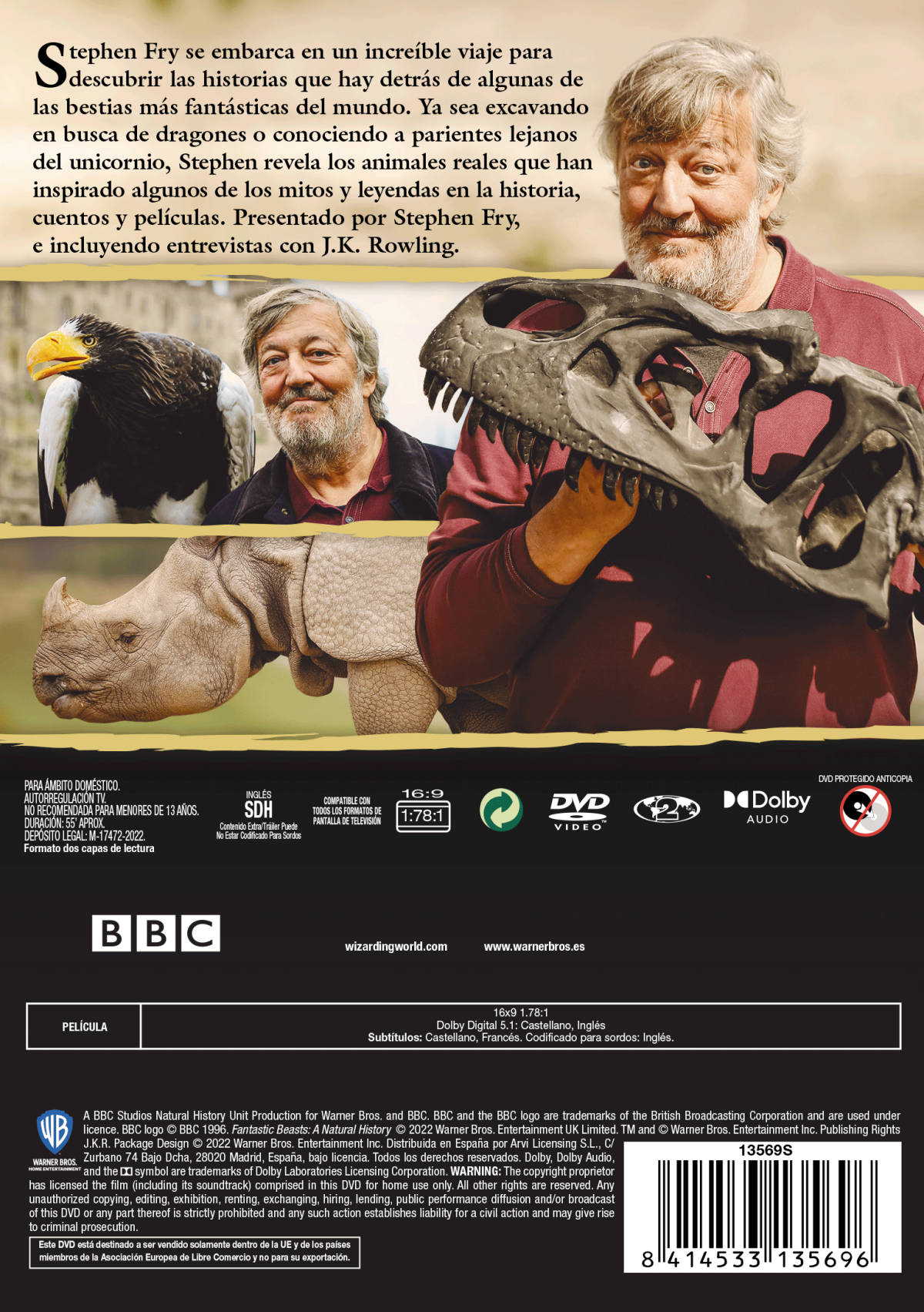 Animales fantásticos: Una historia natural (DVD)