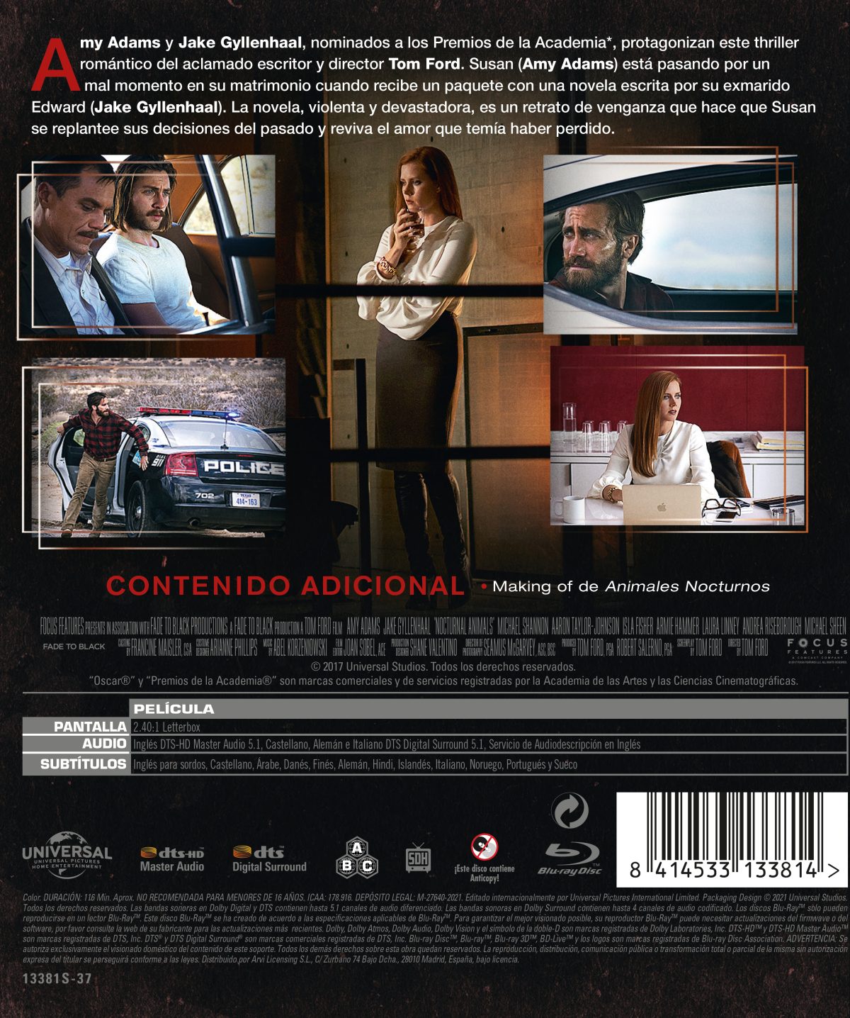Animales nocturnos (Ed. 2021) (Blu-ray)