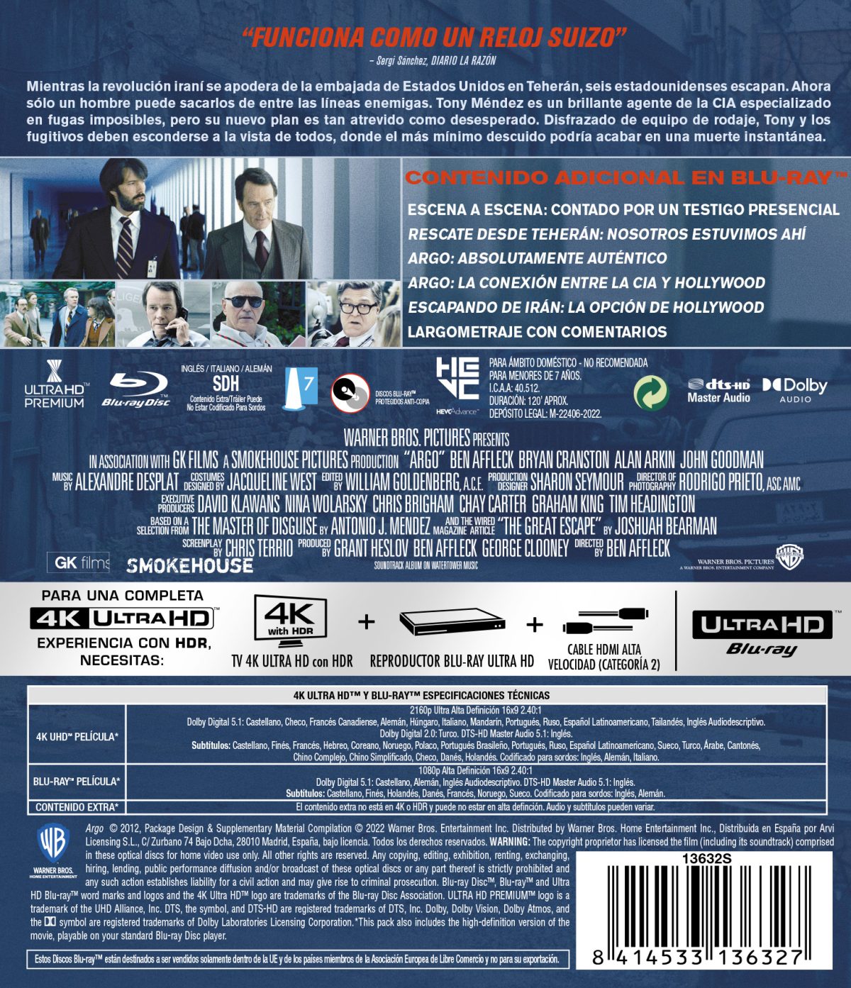 Argo (4K UHD + Blu-ray)