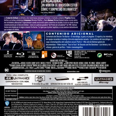 Batman vuelve (4K UHD + Blu-ray)