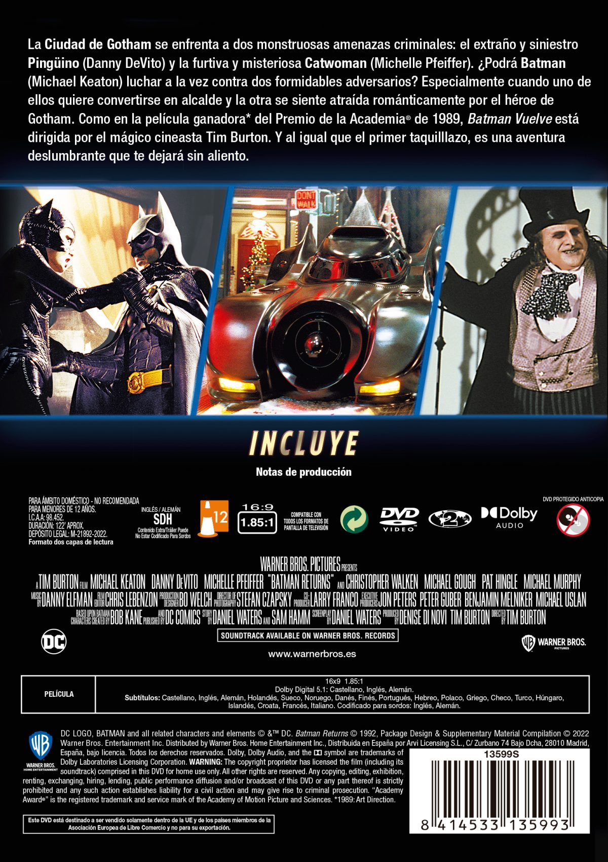 Batman vuelve (DVD)