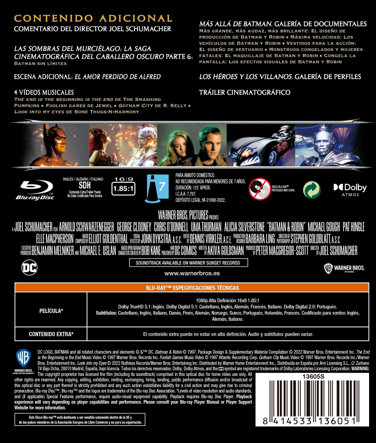 Batman y Robin (Blu-ray)