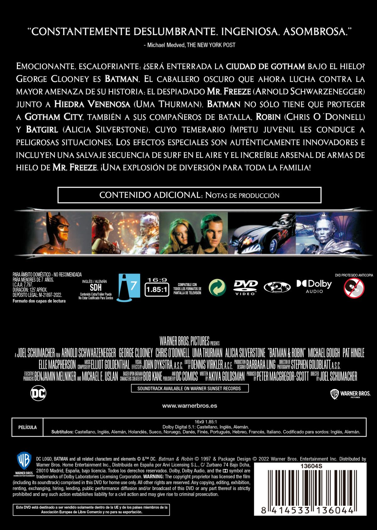 Batman y Robin (DVD)
