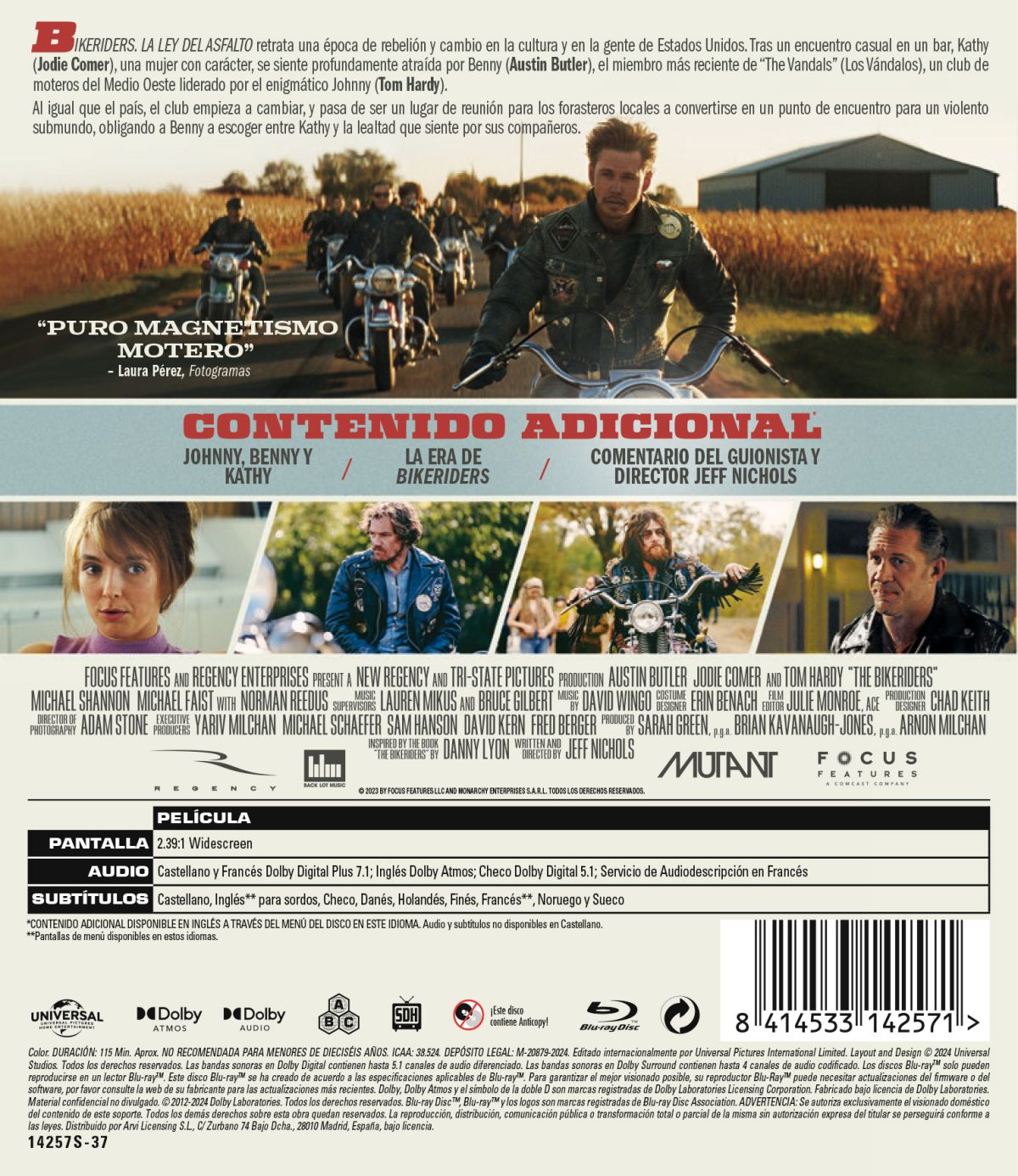 Bikeriders: La ley del asfalto (Blu-ray)