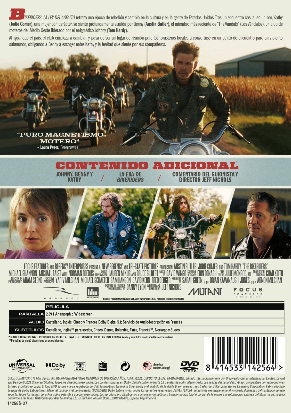 Bikeriders: La ley del asfalto (DVD)