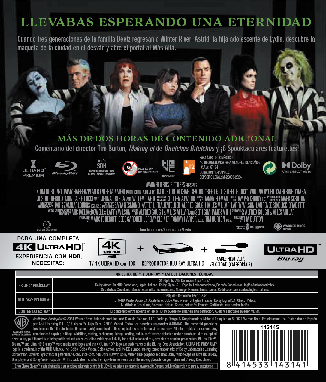 Bitelchús Bitelchús (4K UHD + Blu-ray)