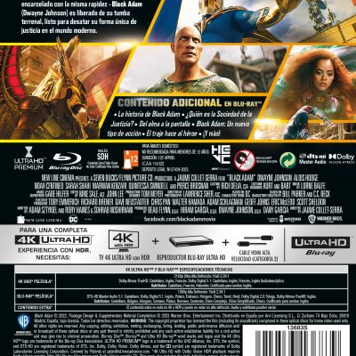 Black Adam (4K UHD + Blu-ray)