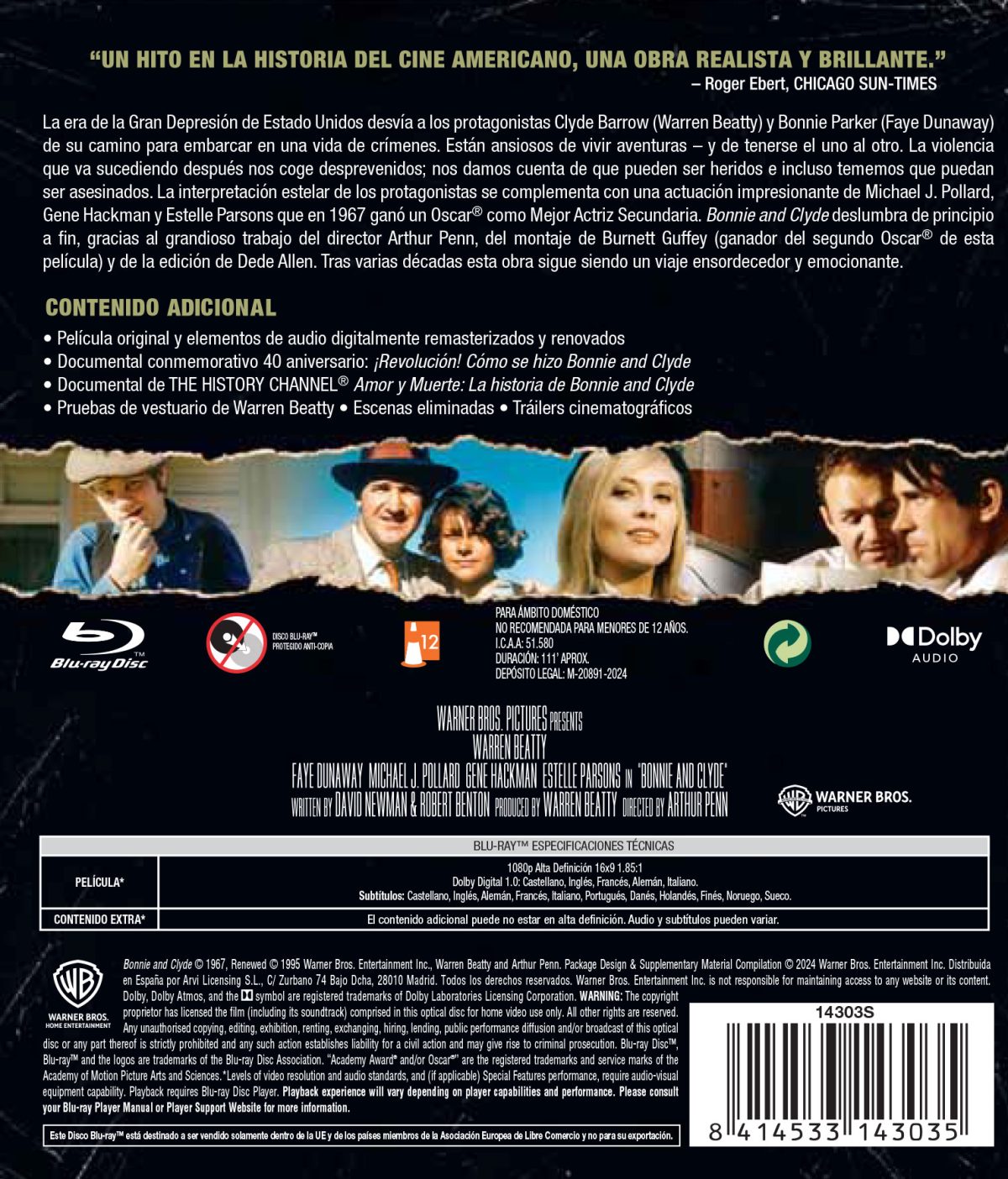 Bonnie y Clyde (Blu-ray)