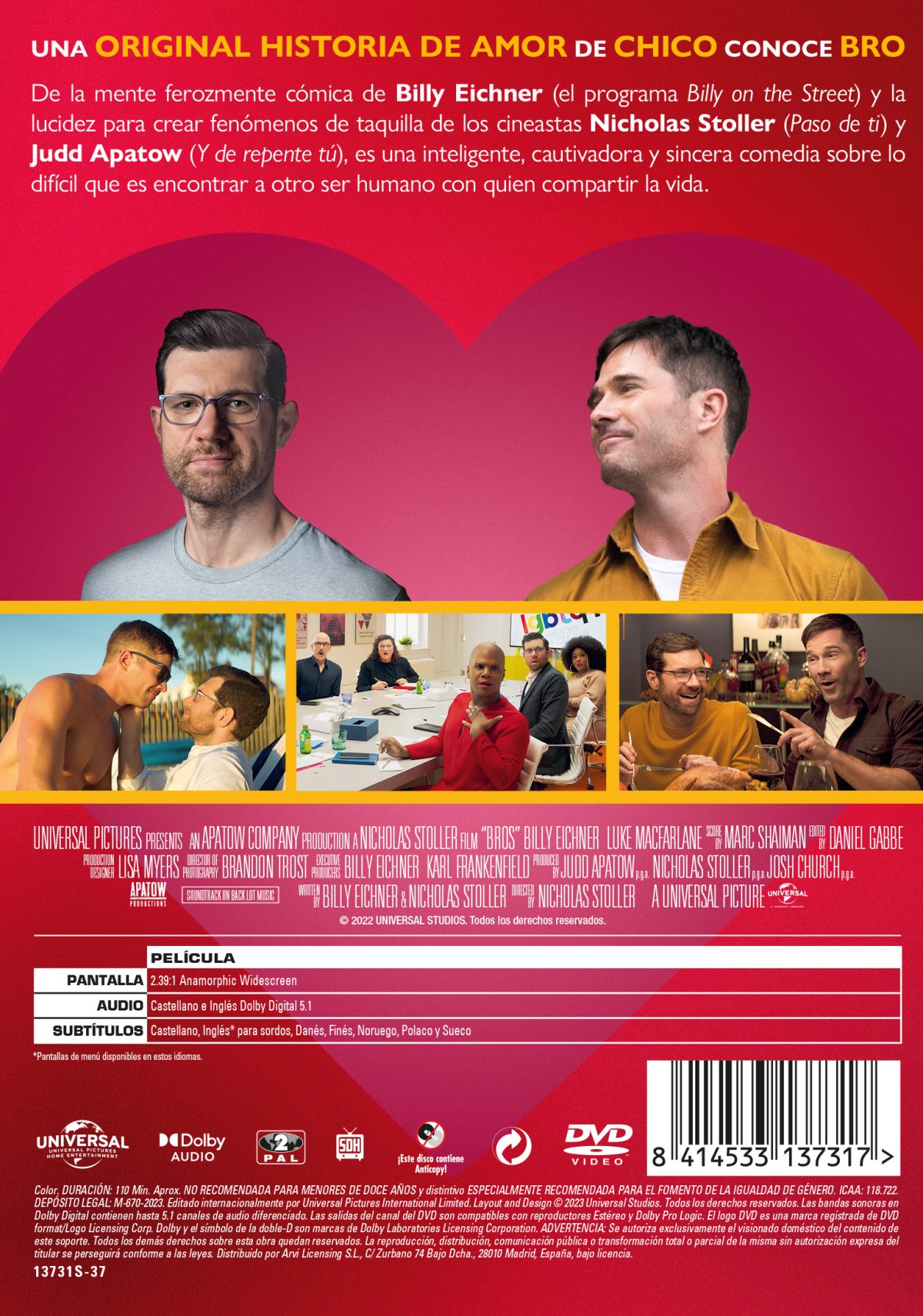 Bros: Más que amigos (DVD)