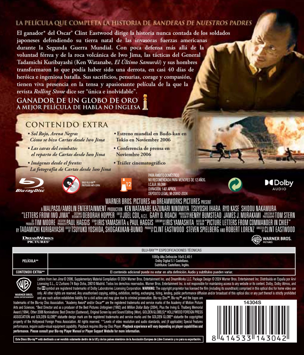 Cartas desde Iwo Jima (Blu-ray)