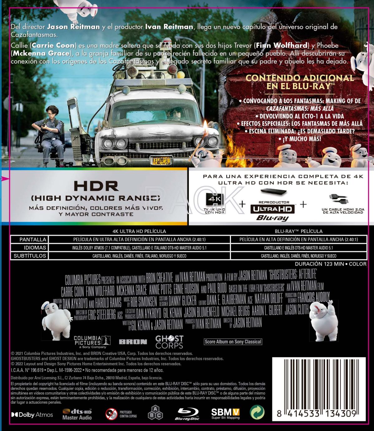 Cazafantasmas: Más allá (4K UHD + Blu-ray)