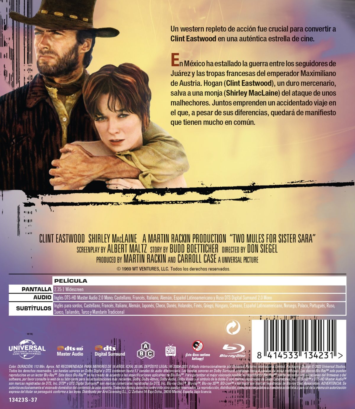 Dos mulas y una mujer (Ed. 2022) (Blu-ray)