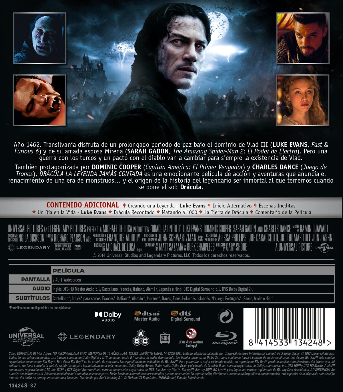 Drácula: La leyenda jamás contada (Ed. 2022) (Blu-ray)
