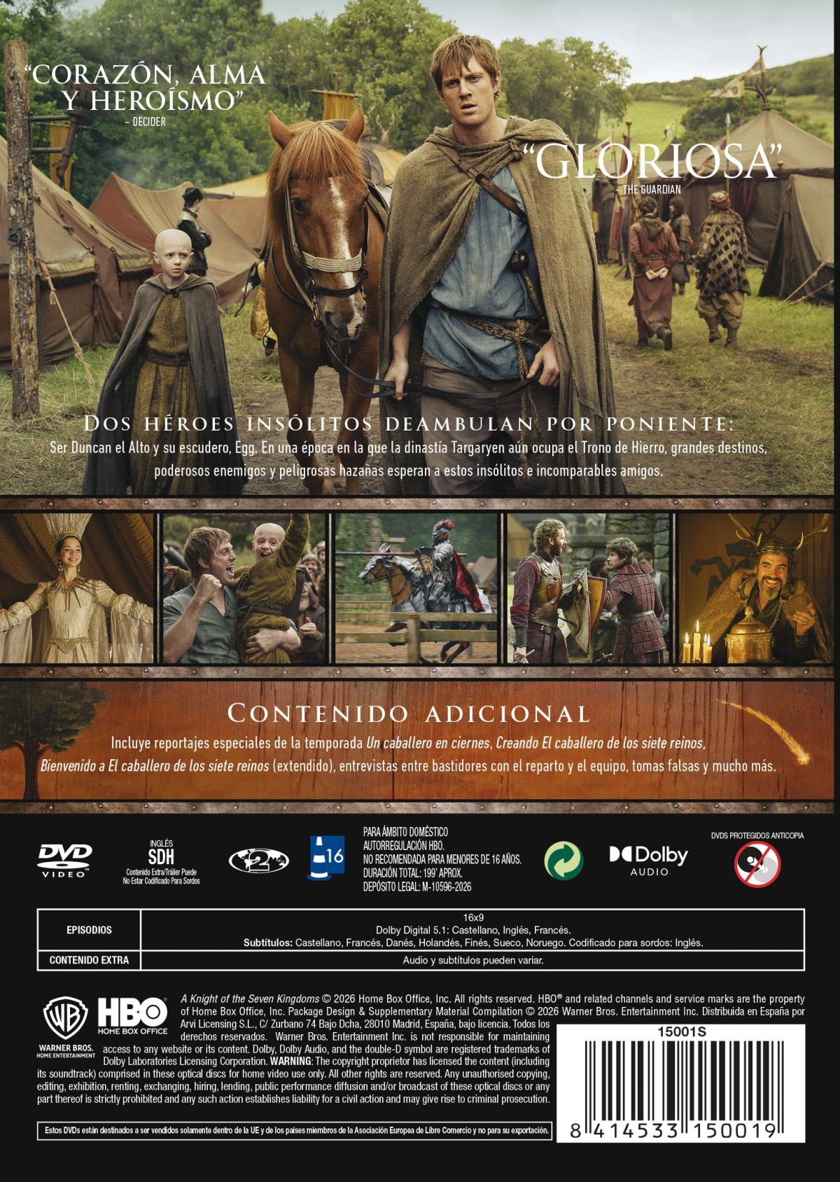 El caballero de los siete reinos (DVD)