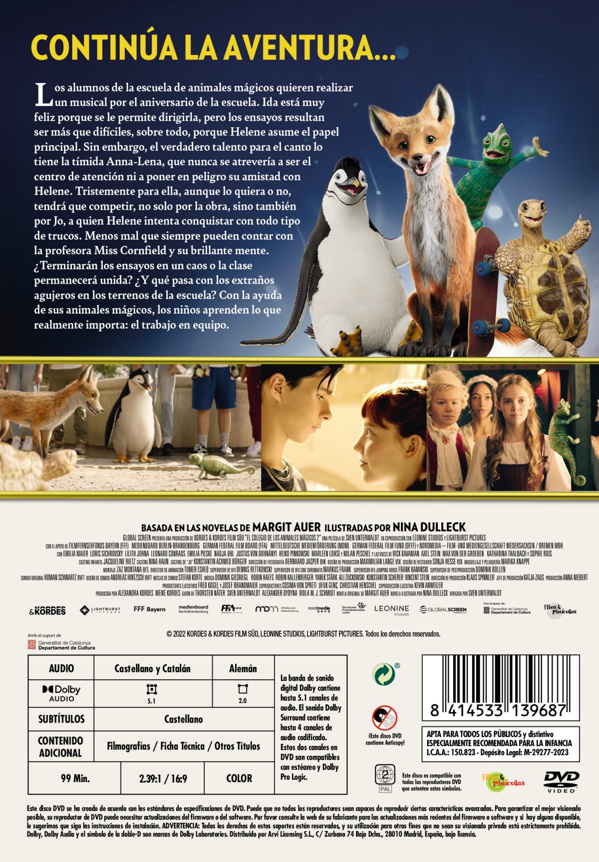 El colegio de animales mágicos 2: El origen (DVD)