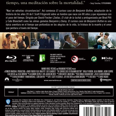 El curioso caso de Benjamin Button (Blu-ray)