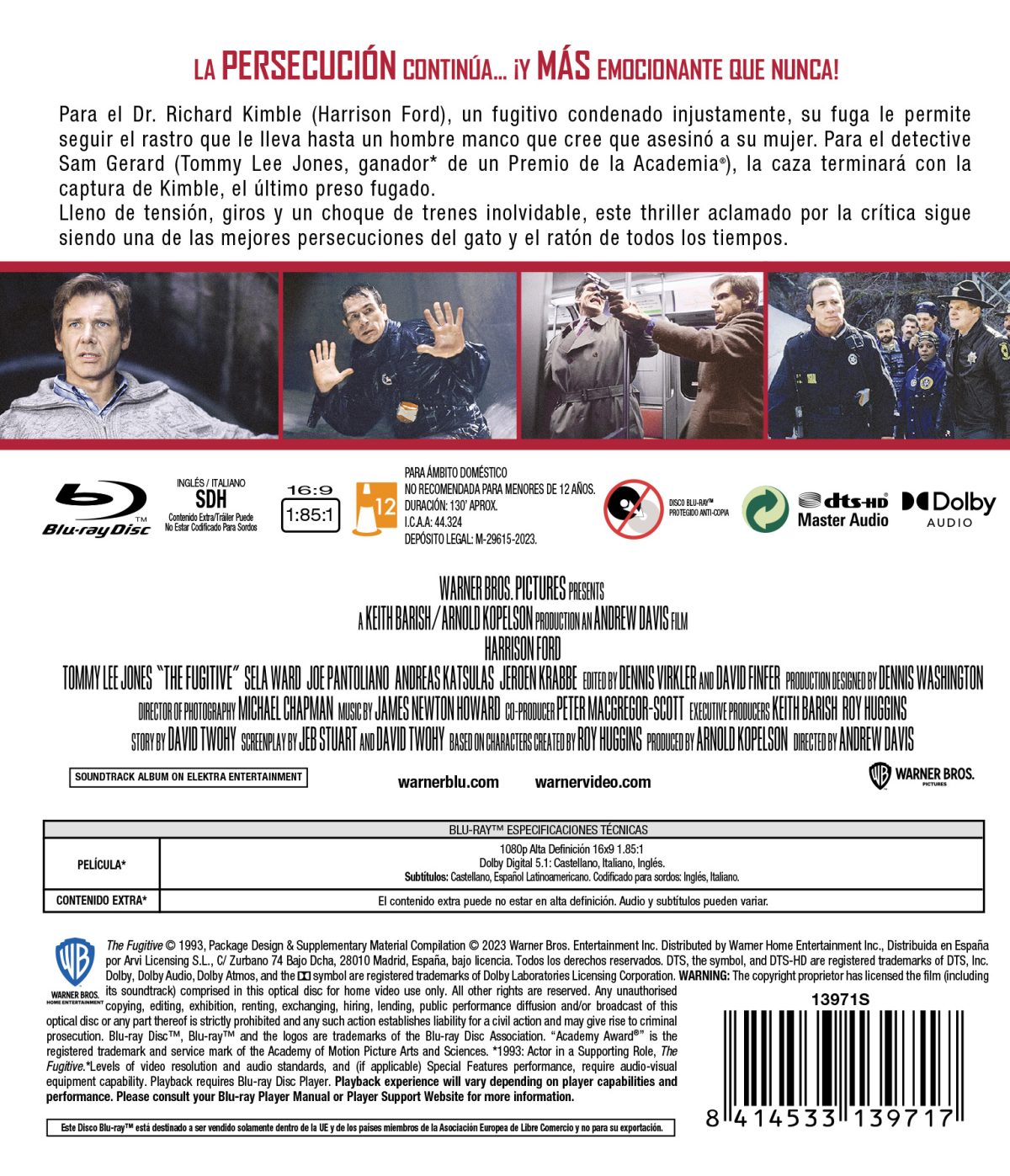 El fugitivo (Blu-ray)