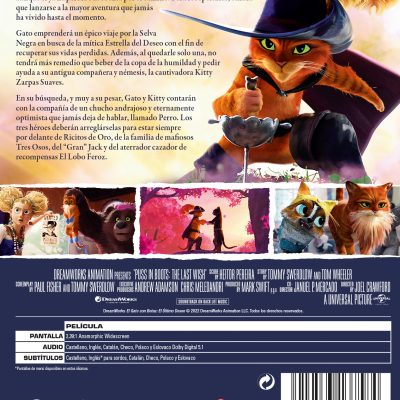 El gato con botas: El último deseo (DVD)