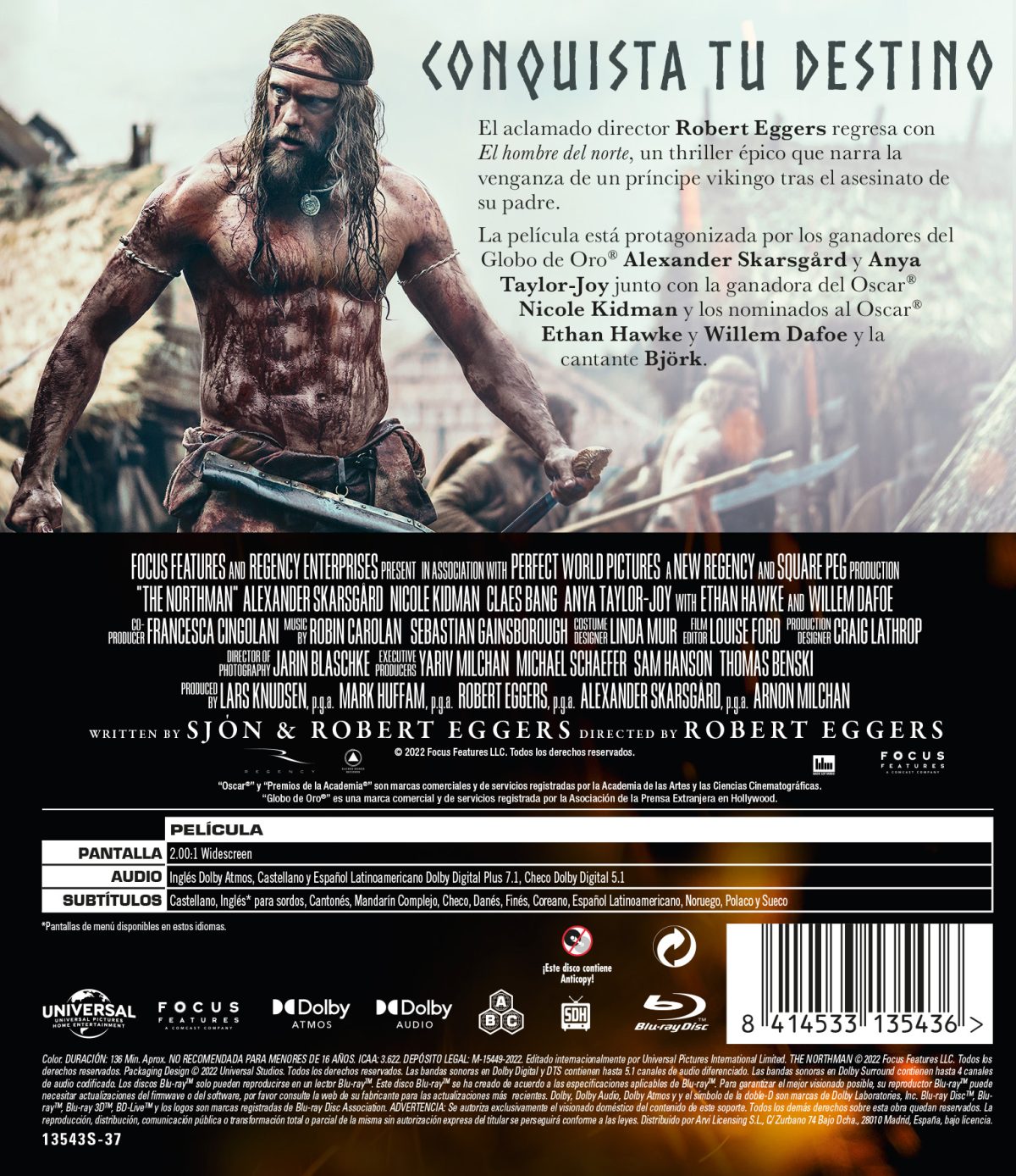 El hombre del norte (Blu-ray)