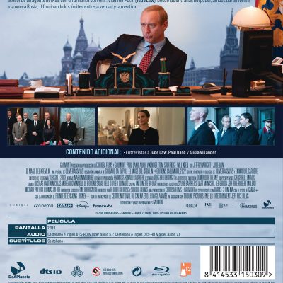 EL MAGO DEL KREMLIN (BD) - 8414533150309 - trasera El mago del Kremlin (Blu-ray)