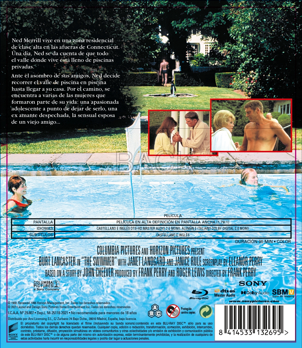 El nadador (Blu-ray)