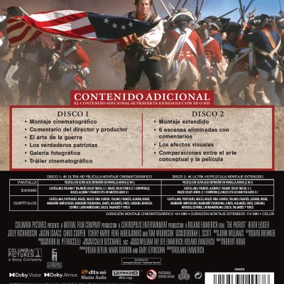 El patriota (4K UHD) Steelbook