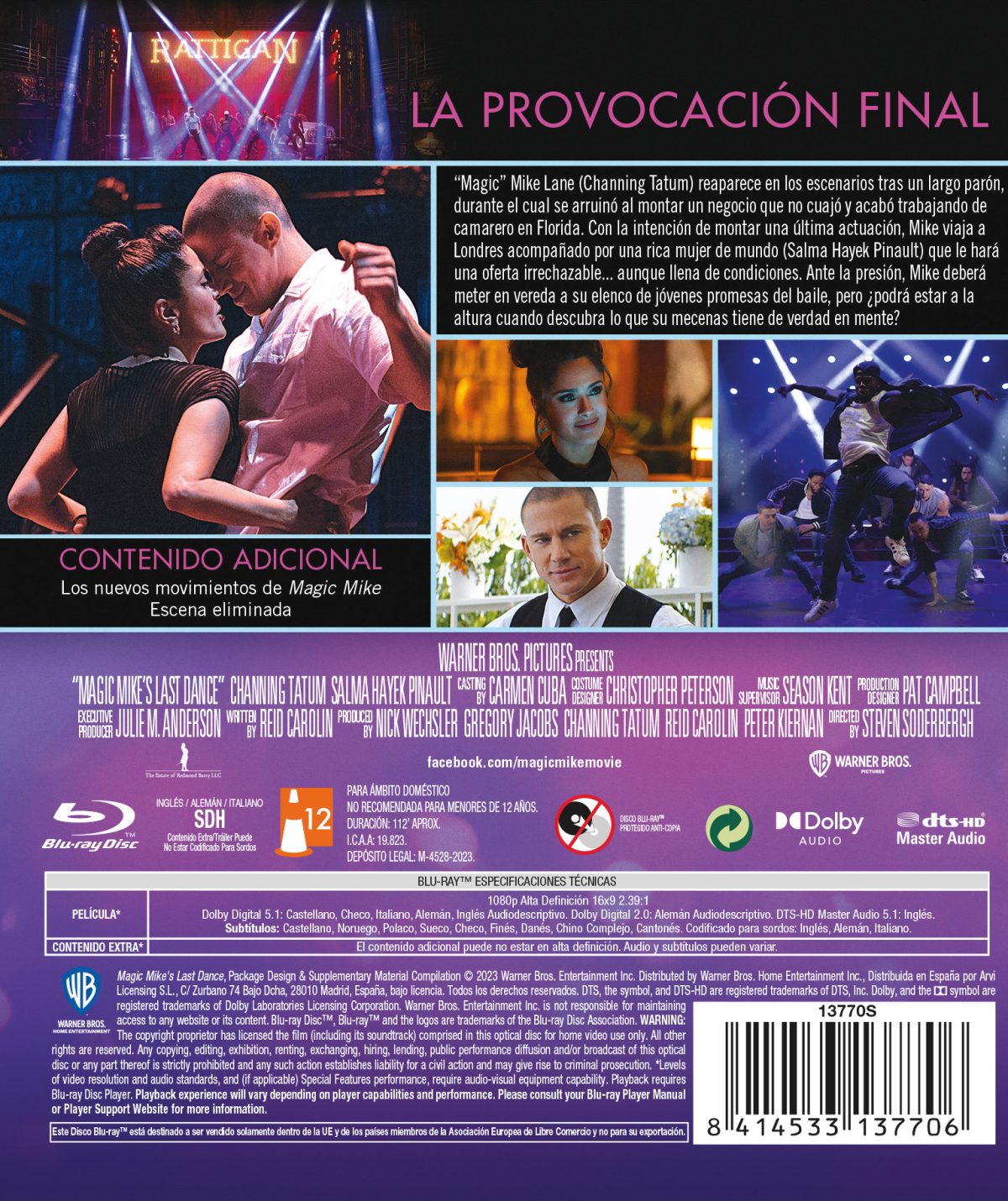 El último baile de Magic Mike (Blu-ray)