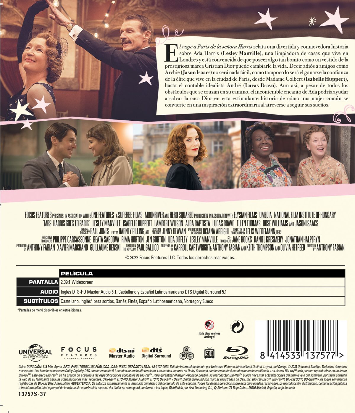 El viaje a París de la señora Harris (Blu-ray)