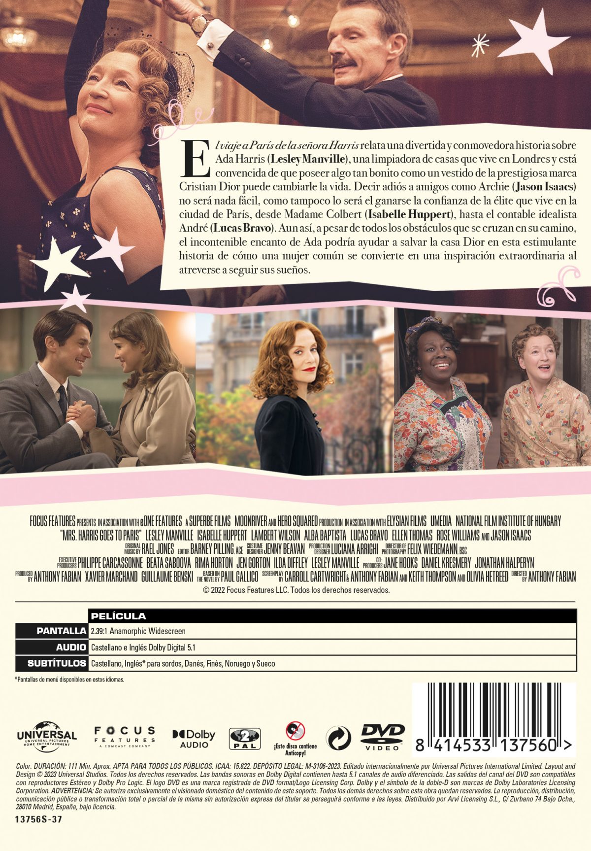 El viaje a París de la señora Harris (DVD)