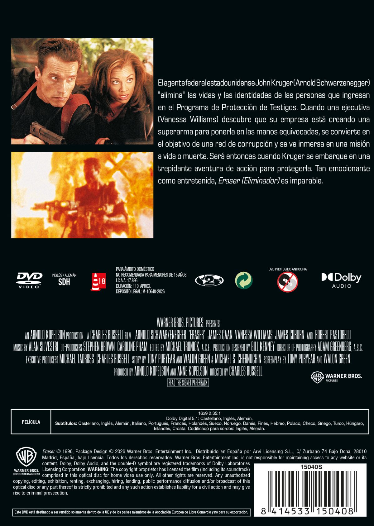 Eraser (Eliminador) (DVD)