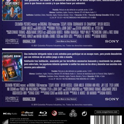 Escape Room. Pack 1-2 (Blu-ray)