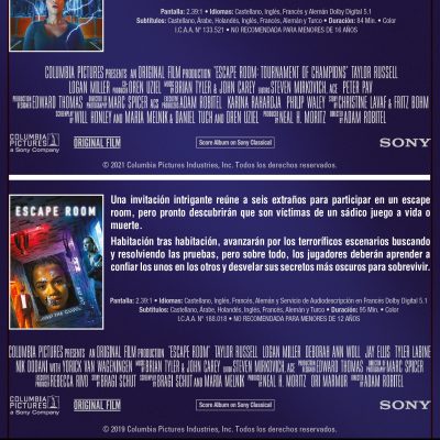 Escape Room. Pack 1-2 (DVD)