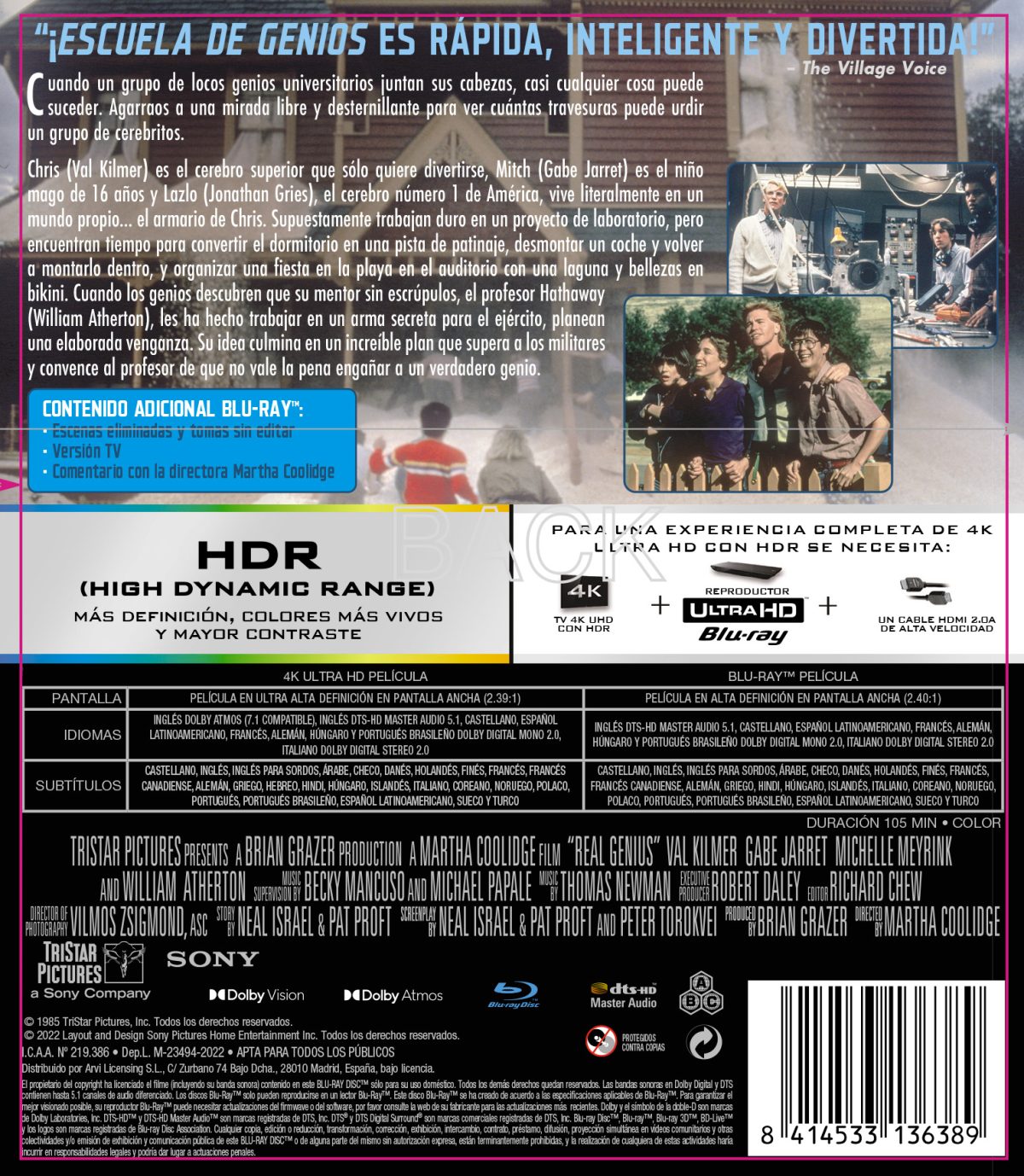 Escuela de genios (4K UHD + Blu-ray)