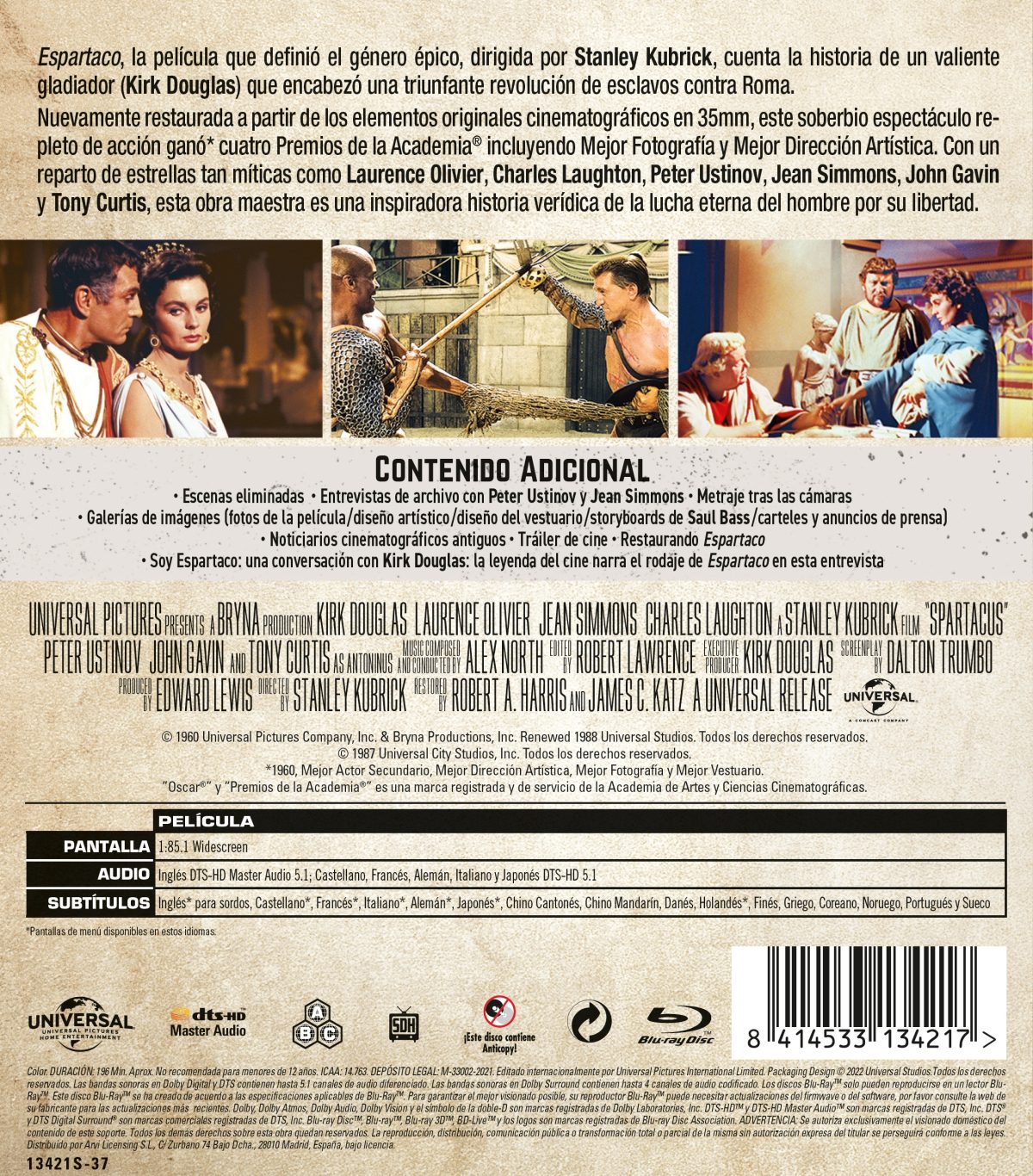 Espartaco (Ed. 2022) (Blu-ray)