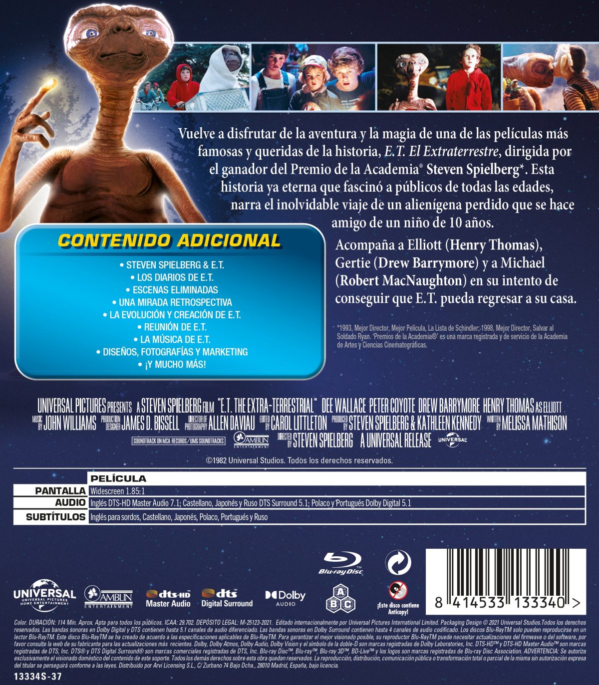 E.T. El extraterrestre (Ed. 2021) (Blu-ray)