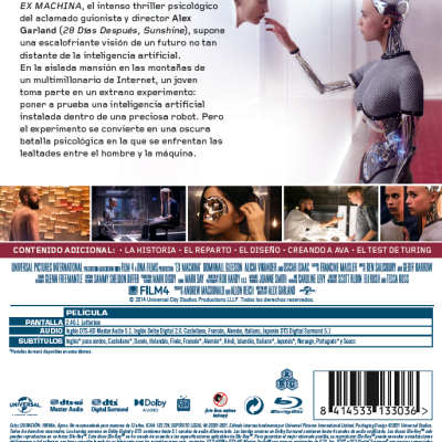 Ex Machina (Ed. 2021) (Blu-ray)