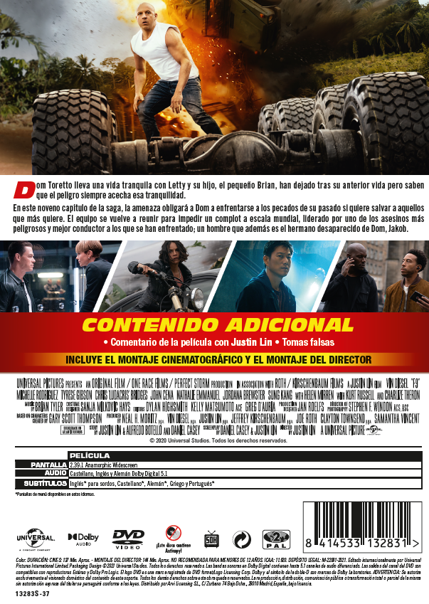 Fast & Furious 9 (DVD)