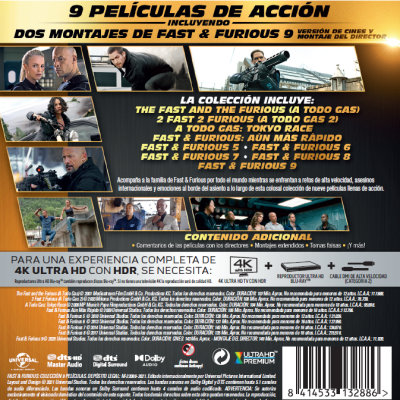 Fast & Furious: Pack 1-9 (4K UHD)