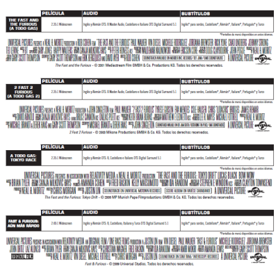 Fast & Furious: Pack 1-9 (4K UHD)